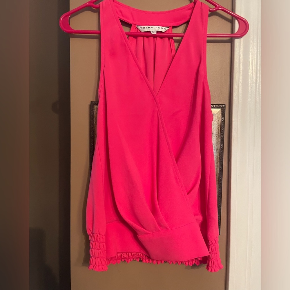 Trina Turk Vibrant Pink Tank Top